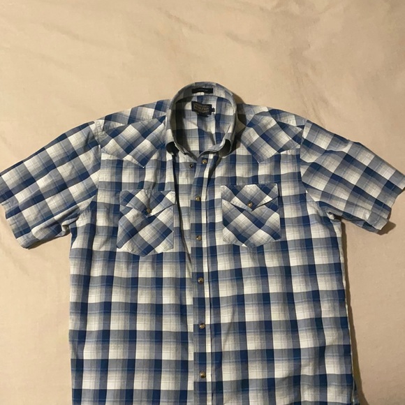 Pendleton short sleeve snap button down - Picture 1 of 3